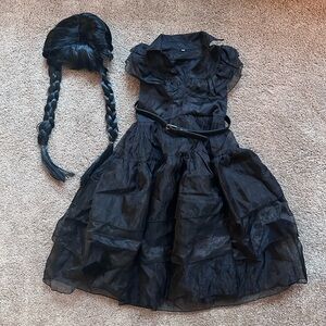 Kids Wednesday Addams costume